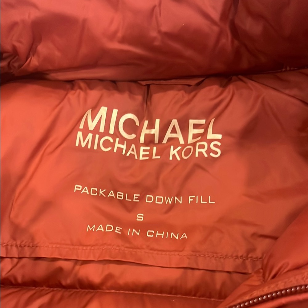 Michael Kors Rust Puffer Jacket - image 2